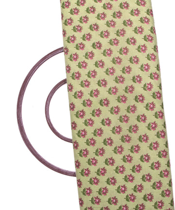 Mint Colour Buti Print Cotton Fabric